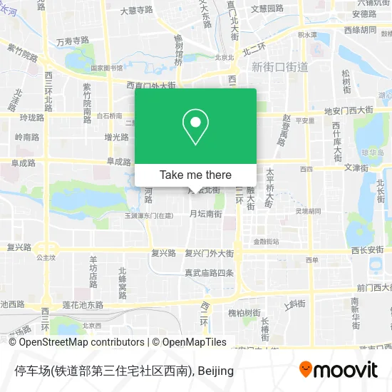 停车场(铁道部第三住宅社区西南) map