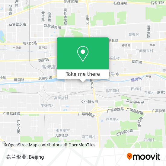 嘉兰影业 map