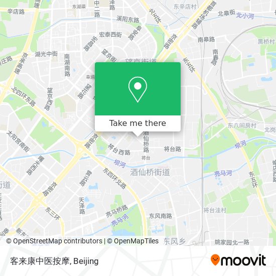 客来康中医按摩 map
