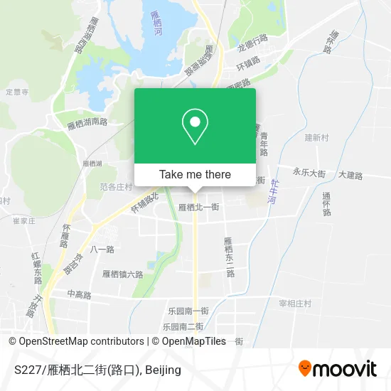 S227/雁栖北二街(路口) map