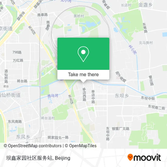 坝鑫家园社区服务站 map
