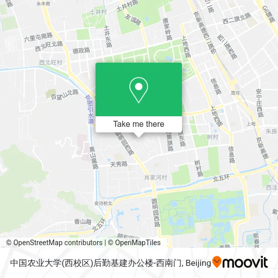 中国农业大学(西校区)后勤基建办公楼-西南门 map