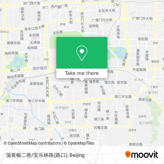 蒲黄榆二巷/安乐林路(路口) map