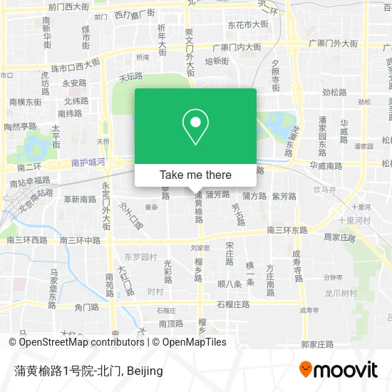 蒲黄榆路1号院-北门 map