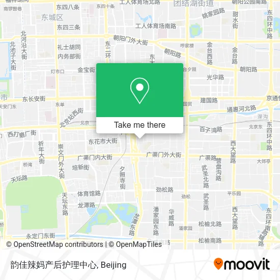 韵佳辣妈产后护理中心 map