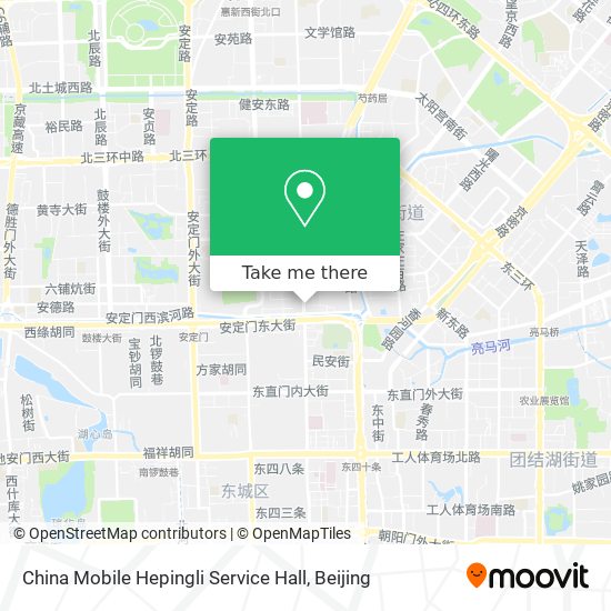China Mobile Hepingli Service Hall map