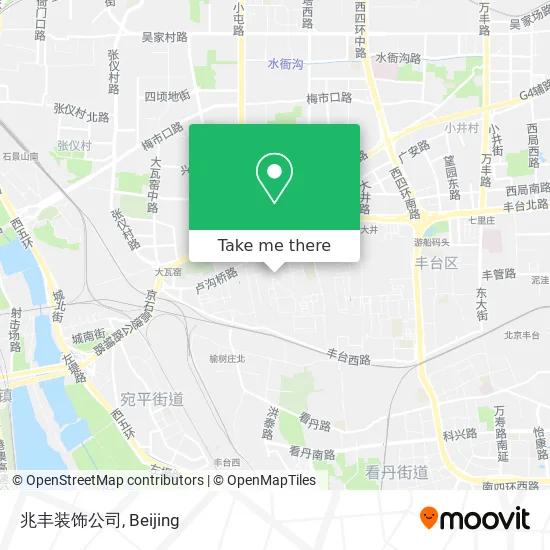 兆丰装饰公司 map