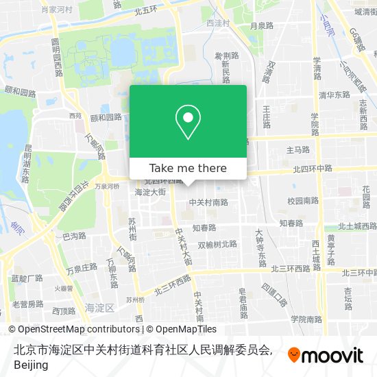 北京市海淀区中关村街道科育社区人民调解委员会 map