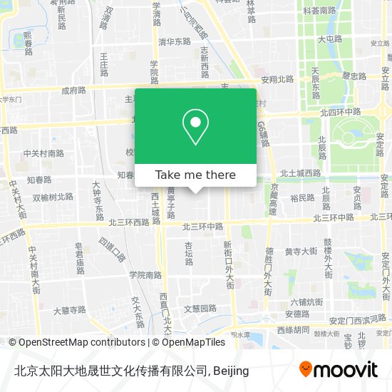 北京太阳大地晟世文化传播有限公司 map