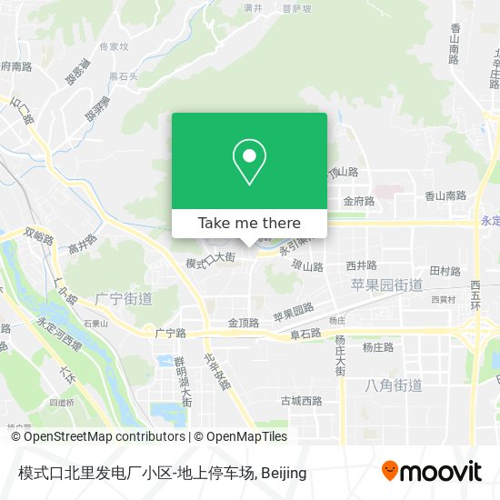 模式口北里发电厂小区-地上停车场 map