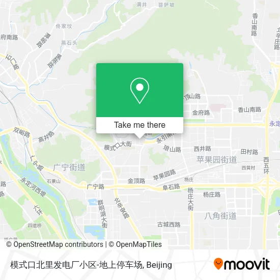 模式口北里发电厂小区-地上停车场 map