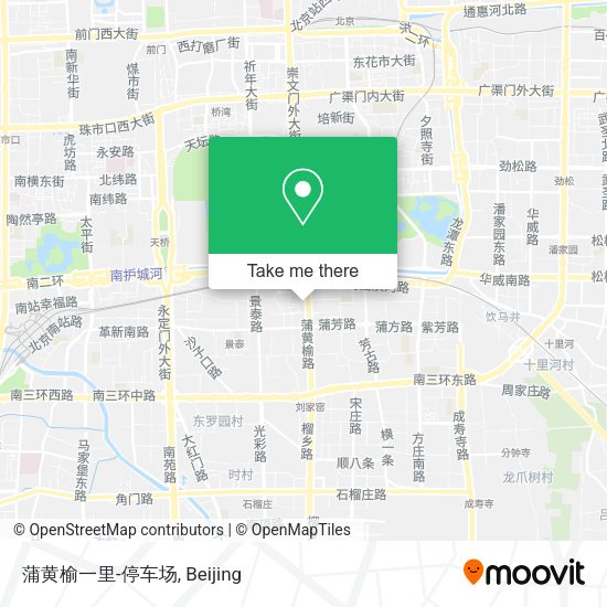 蒲黄榆一里-停车场 map
