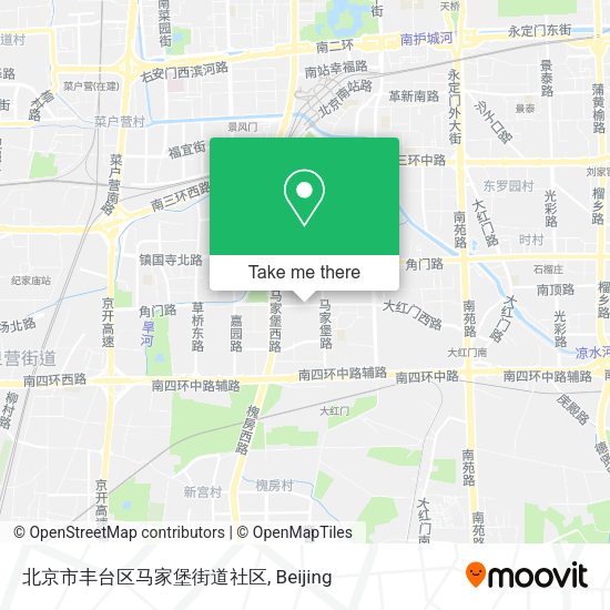 北京市丰台区马家堡街道社区 map