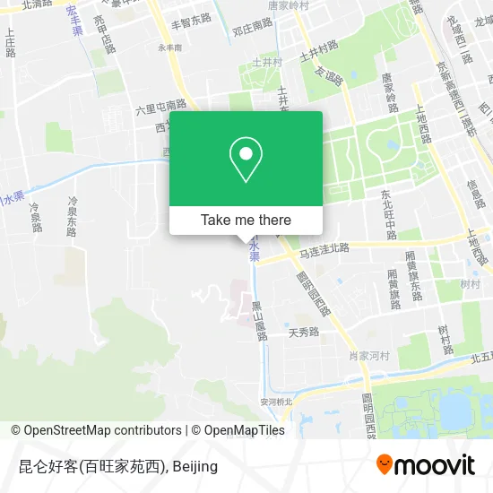 昆仑好客(百旺家苑西) map