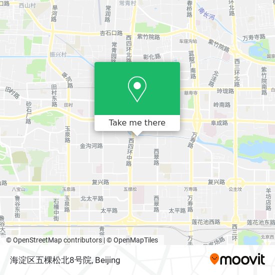 海淀区五棵松北8号院 map