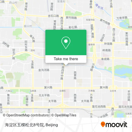 海淀区五棵松北8号院 map