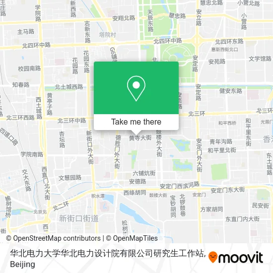 华北电力大学华北电力设计院有限公司研究生工作站 map