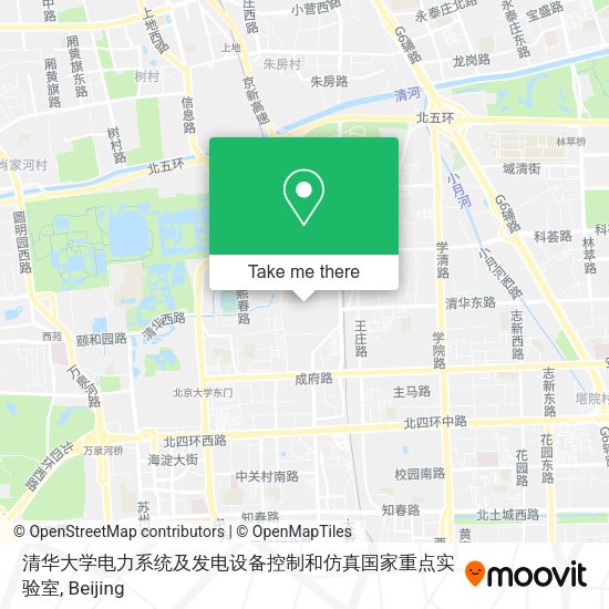 清华大学电力系统及发电设备控制和仿真国家重点实验室 map