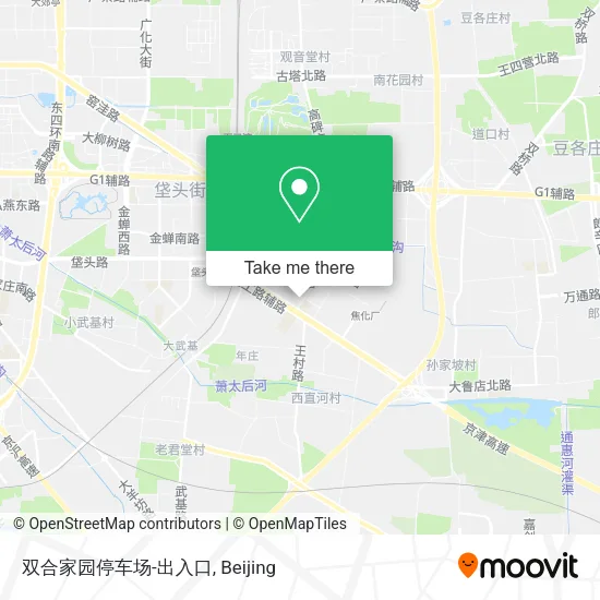 双合家园停车场-出入口 map