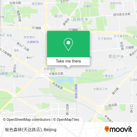 银色森林(天达路店) map