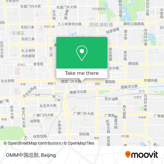 OMM中国总部 map
