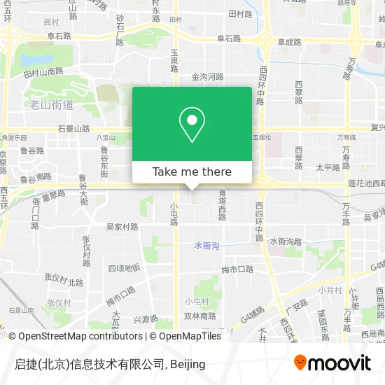 启捷(北京)信息技术有限公司 map