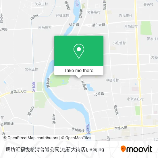 廊坊汇福悦榕湾普通公寓(燕新大街店) map