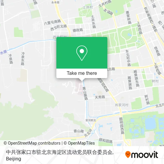 中共张家口市驻北京海淀区流动党员联合委员会 map