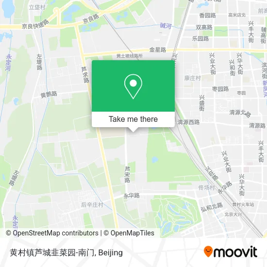 黄村镇芦城韭菜园-南门 map