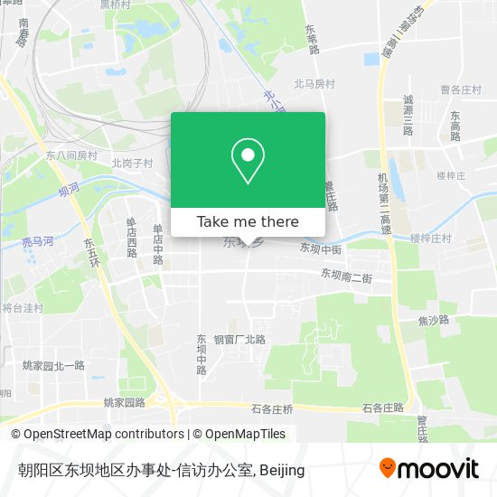 朝阳区东坝地区办事处-信访办公室 map