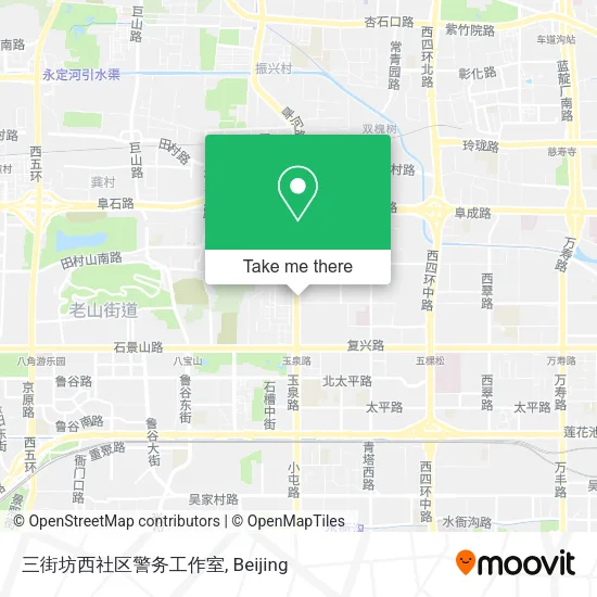 三街坊西社区警务工作室 map