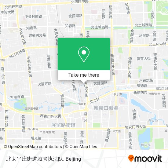 北太平庄街道城管执法队 map