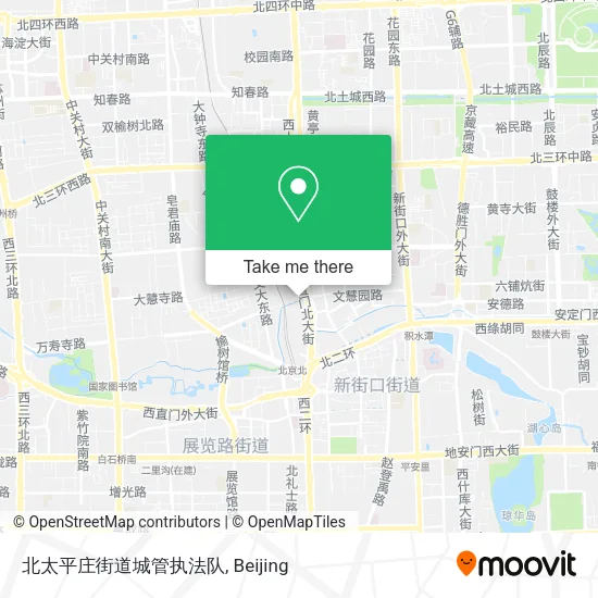 北太平庄街道城管执法队 map
