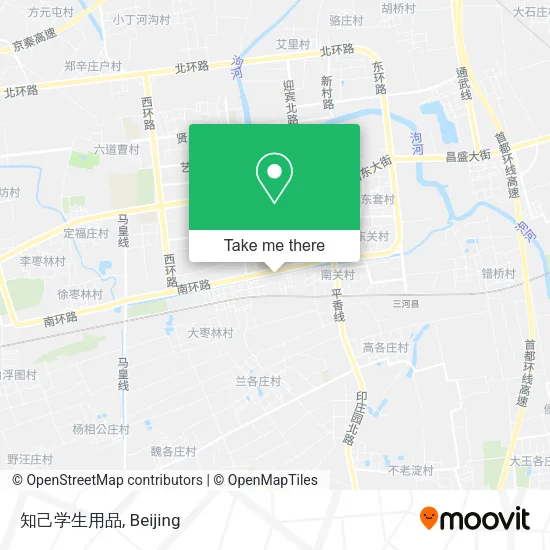 知己学生用品 map