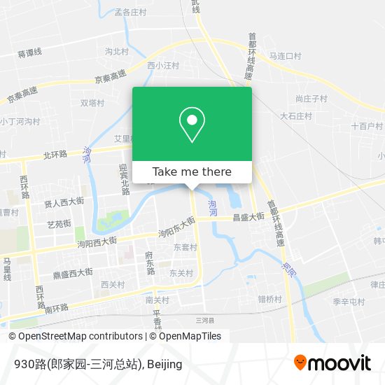 930路(郎家园-三河总站) map