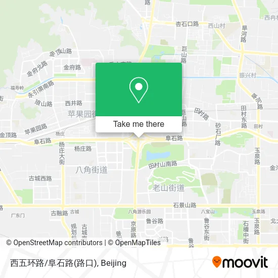 西五环路/阜石路(路口) map