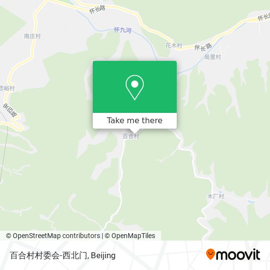 百合村村委会-西北门 map