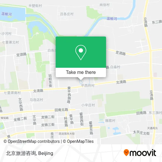 北京旅游咨询 map