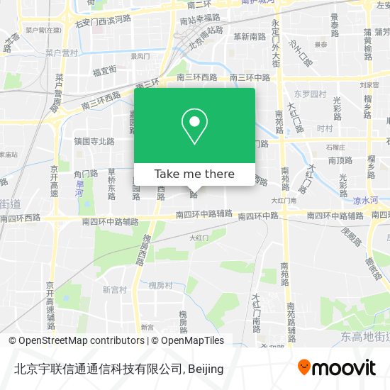 北京宇联信通通信科技有限公司 map