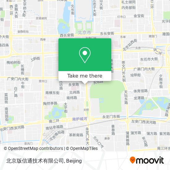 北京版信通技术有限公司 map