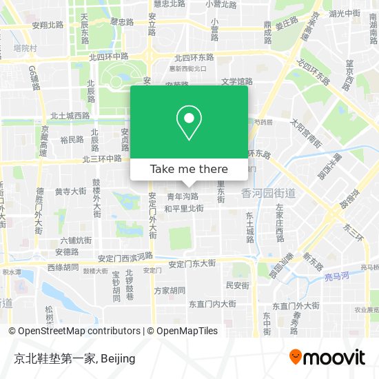 京北鞋垫第一家 map