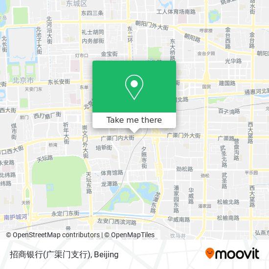 招商银行(广渠门支行) map