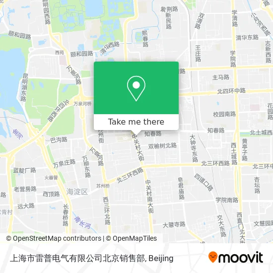 上海市雷普电气有限公司北京销售部 map