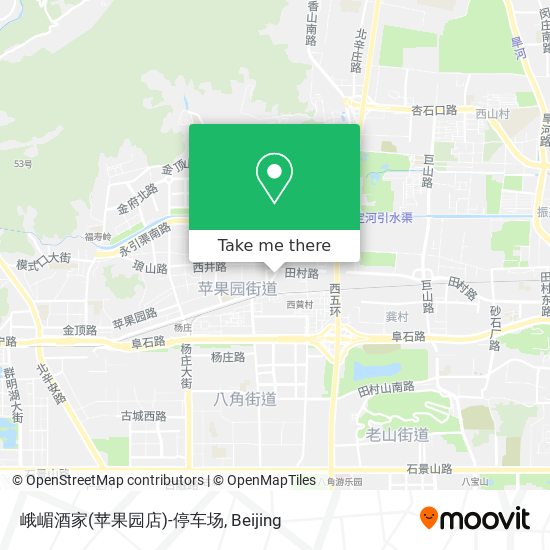峨嵋酒家(苹果园店)-停车场 map