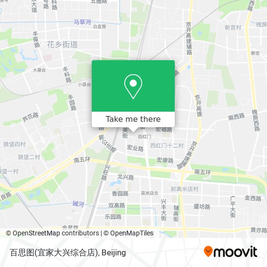 百思图(宜家大兴综合店) map