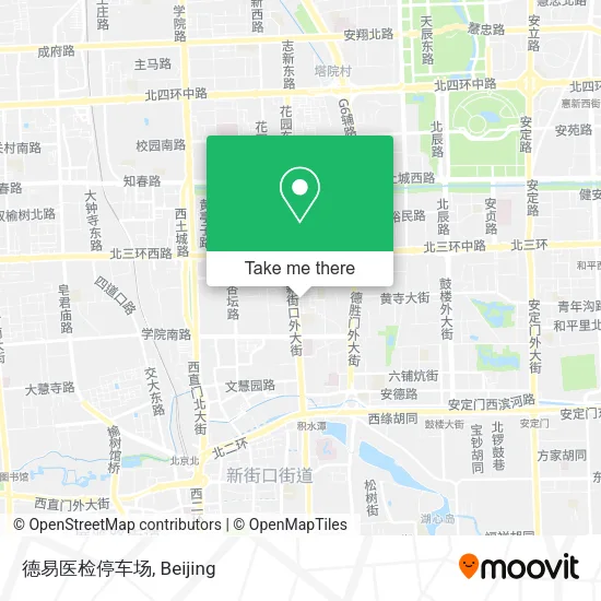 德易医检停车场 map