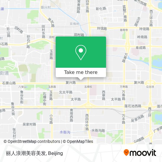 丽人浪潮美容美发 map