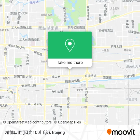 精德口腔(阳光100门诊) map