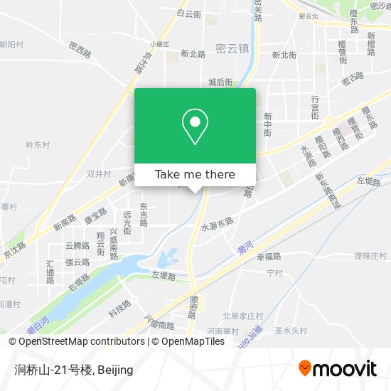 涧桥山-21号楼 map