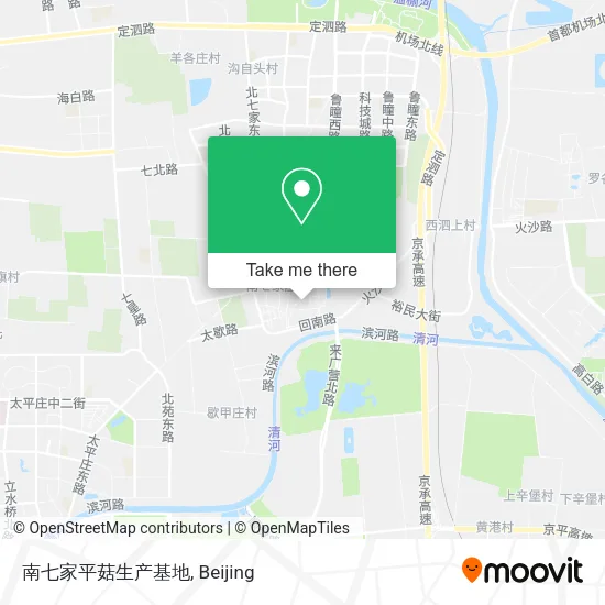 南七家平菇生产基地 map
